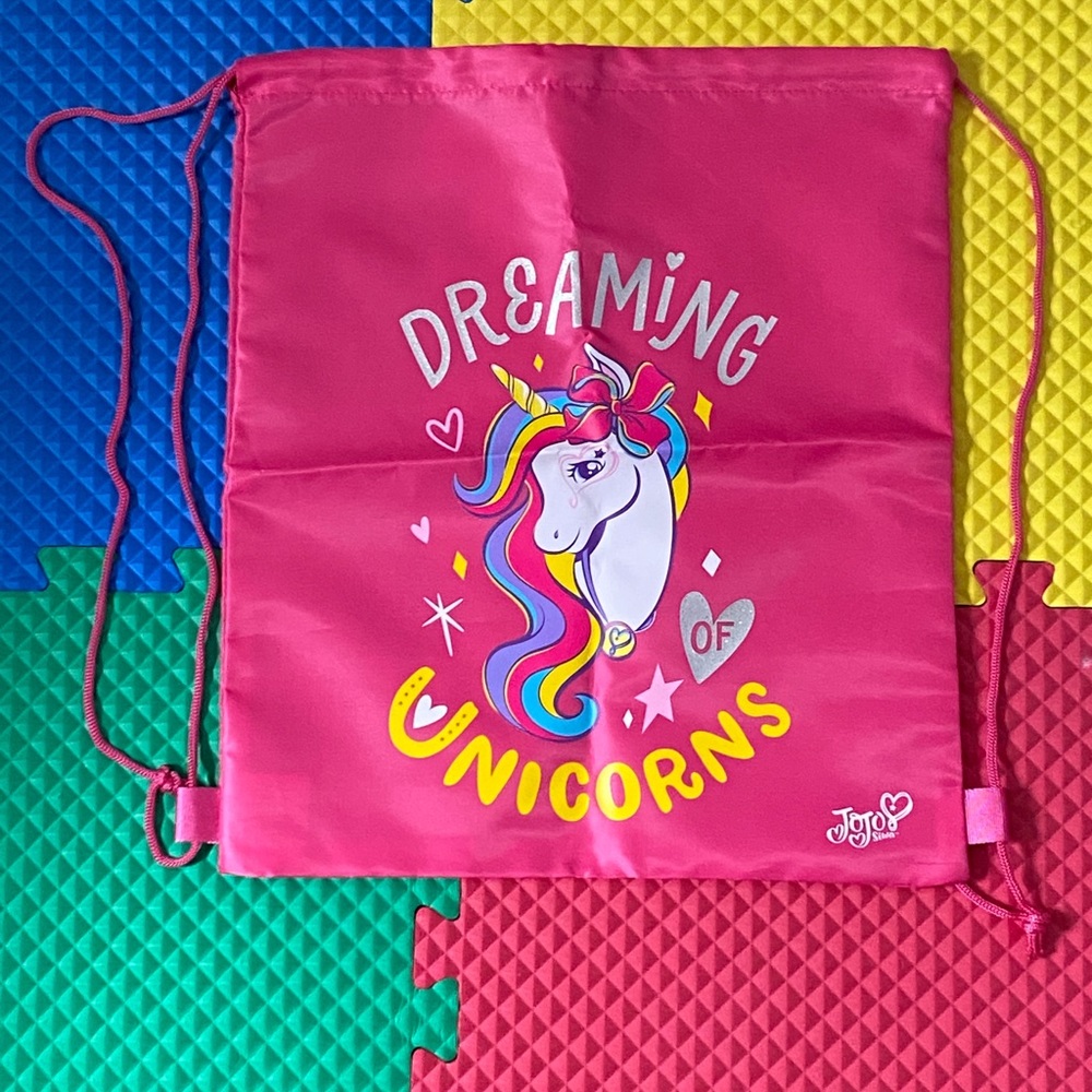 Jojo Siwa Unicorn drawstring bag